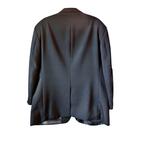 Vintage Wimbledon Of England Mens Navy Blazer 46R Wool Blend Suit Jacket Classic - Picture 6 of 11